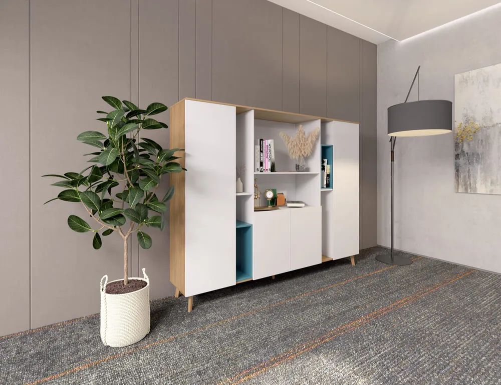 Reco Series E wood file cabinet