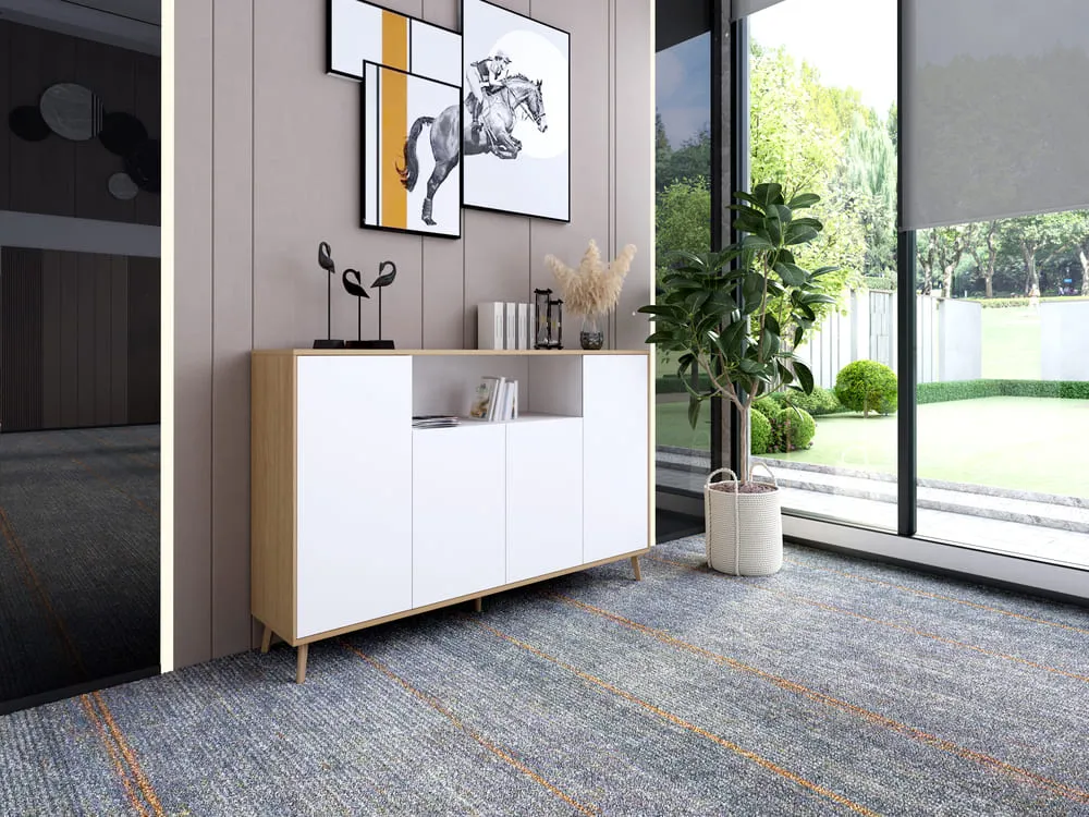 Reco Series E wood file cabinet