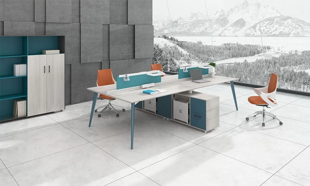 Reco Series A 4-person office workstation