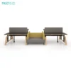 Sendi Solid Wood Standing Desk with Sofa