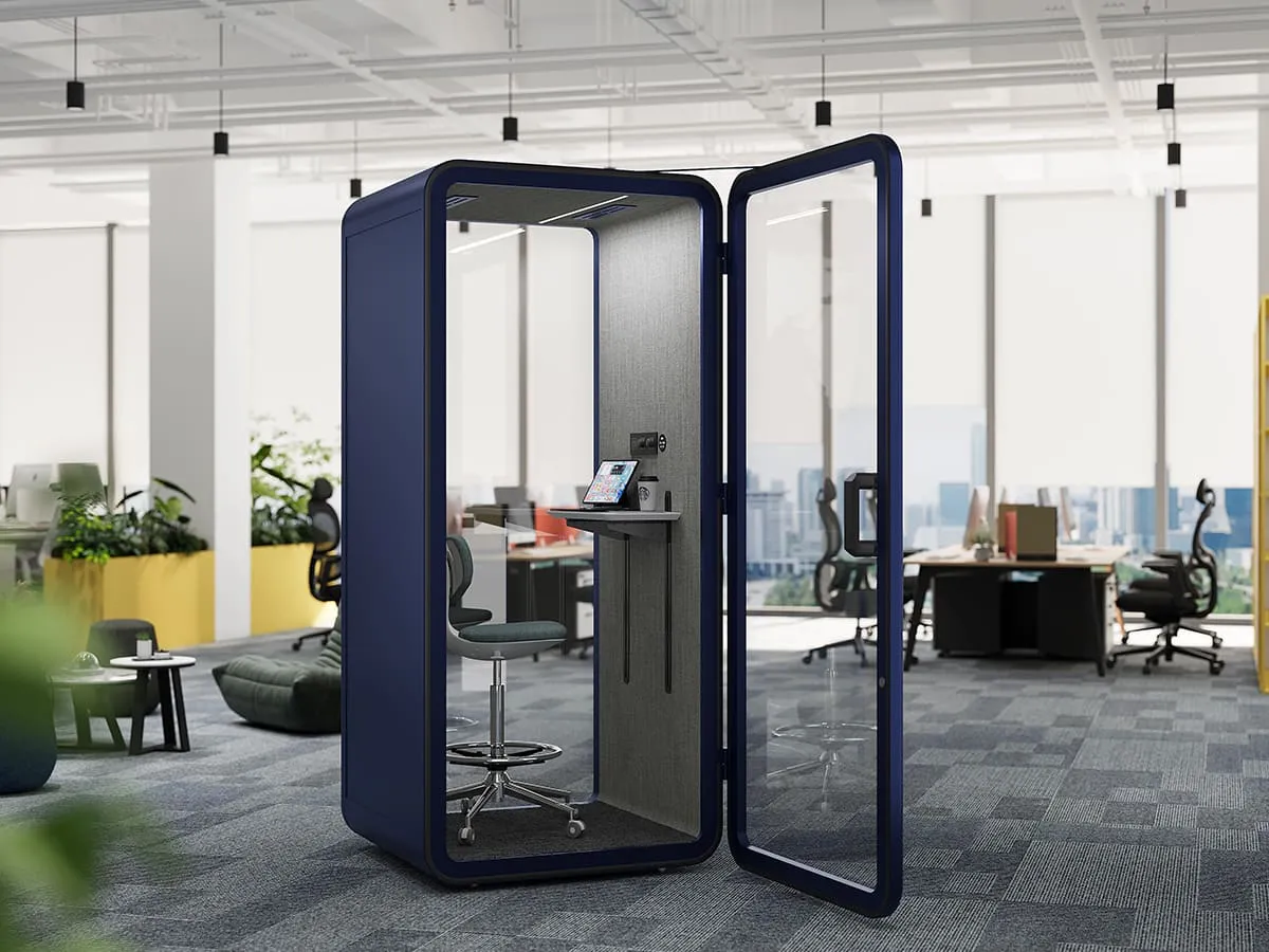 Pod de oficina Meet&Co Serie D en la oficina