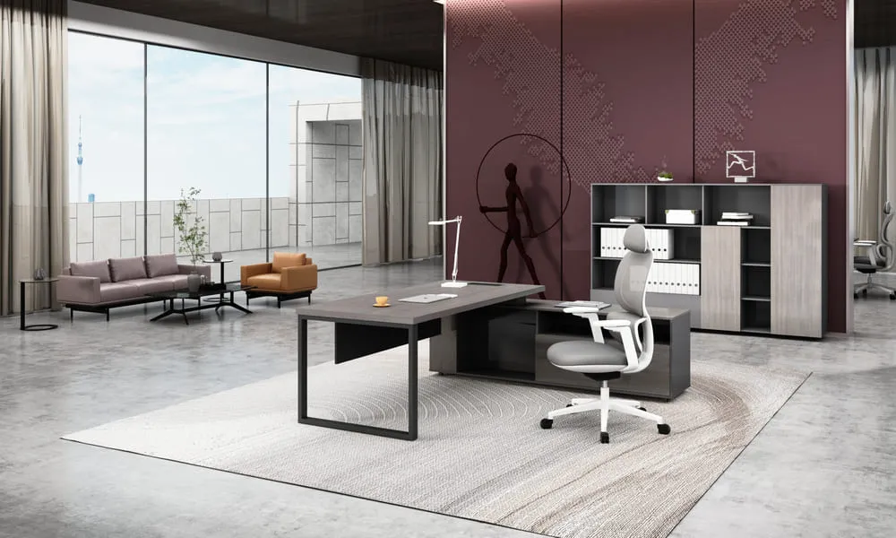 Warnock Series B L-Shaped Executive Desk-side