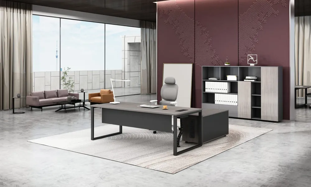 Warnock Series B L-Shaped Executive Desk-front