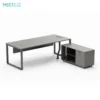 Warnock Series B L-Shaped Executive Desk-back