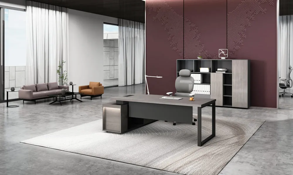 Warnock Series B L-Shaped Executive Desk-front
