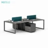 Warnock Series B 4-person office workstation