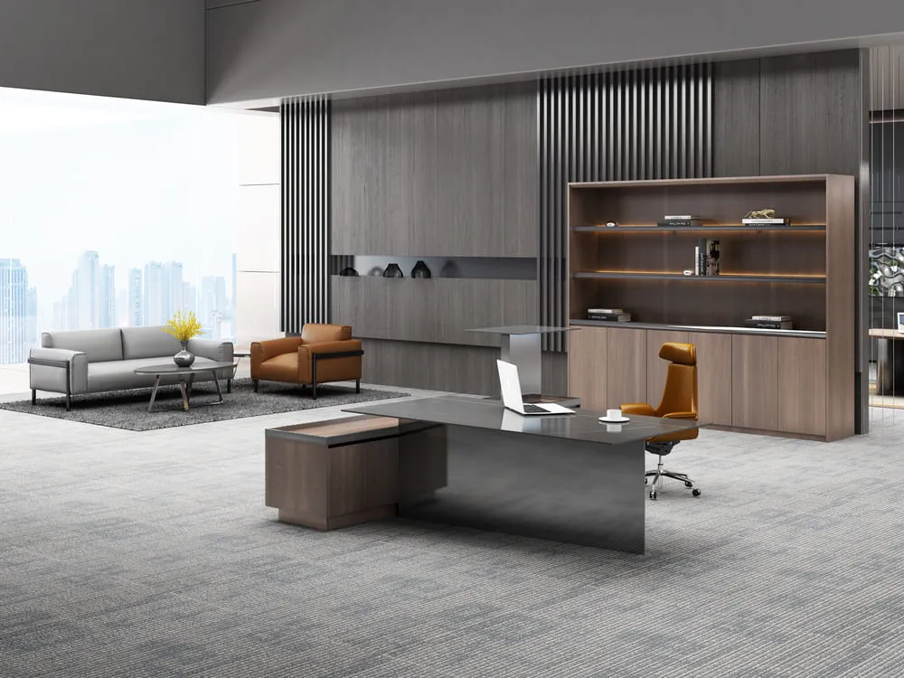WRK L-Shaped Executive Desk
