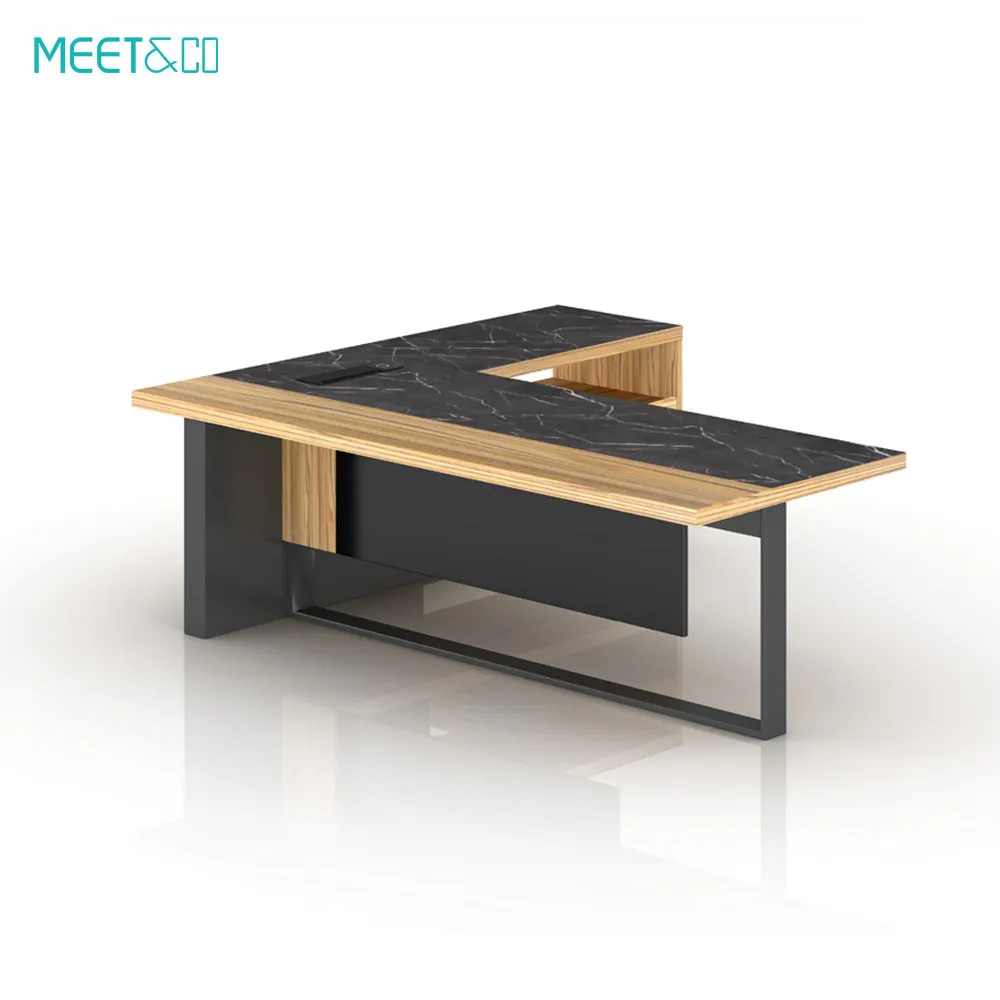 Kobe L-Shaped executive desk-front