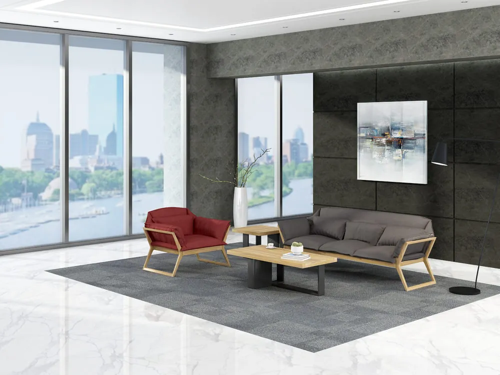 Kobe square wood coffee table