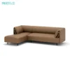 Mandis Leather Sectional Sofa