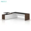 Wittes L-Shaped executive desk-back