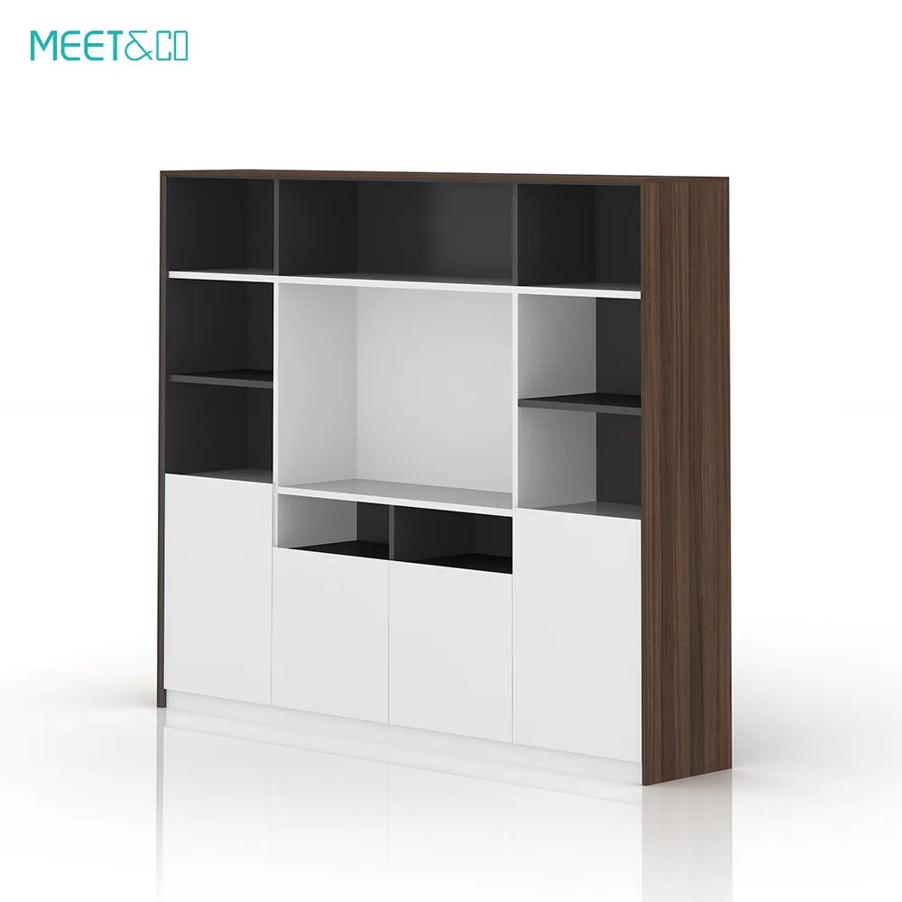 Wittes high wood storage cabinet