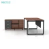 Warnock Series A L-Shaped executive desk-side