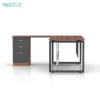 Warnock Series A L-Shaped executive desk-side