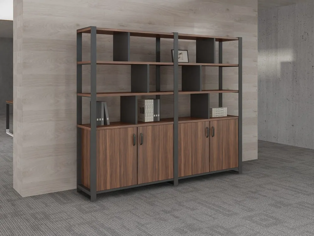 Warnock Series A wood storage shelves