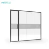 High partition walls in office