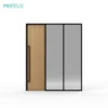 High partition walls in office