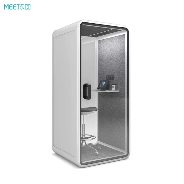 Acoustic office pod for private meetings and calls