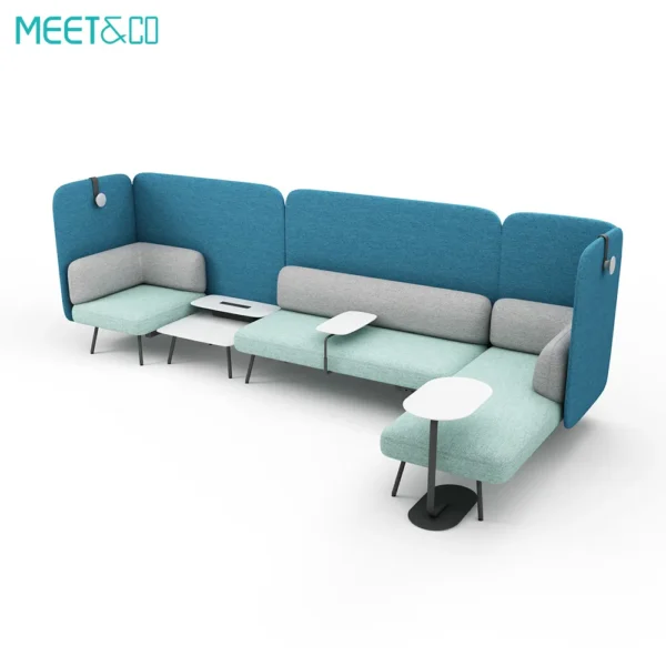 Contemporary office sofa for modern workspace lounges