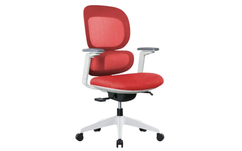 Ergonomic office chair features and adjustable components