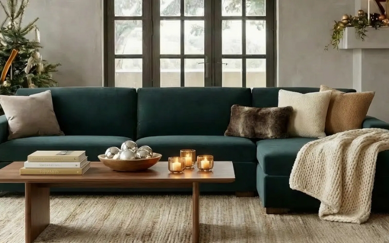 Modern seating with a low-profile design