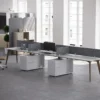 Galerie 3 du poste de travail de bureau Reco Series D pour 2 personnes