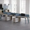 Reco Series D 3-Person Office Workstation Gallery 1