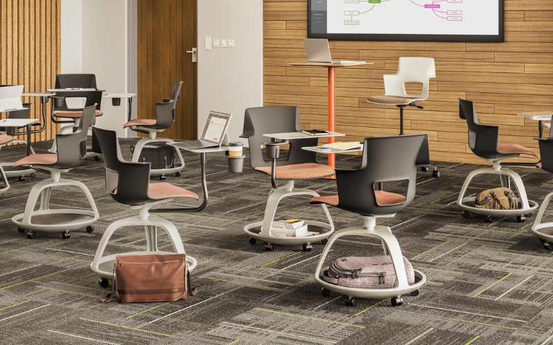 Steelcase flexible classroom furniture for modern learning spaces