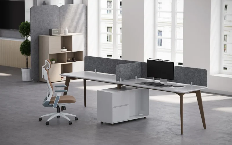 Reco Series D 2-Person Office Workstation Gallery 1
